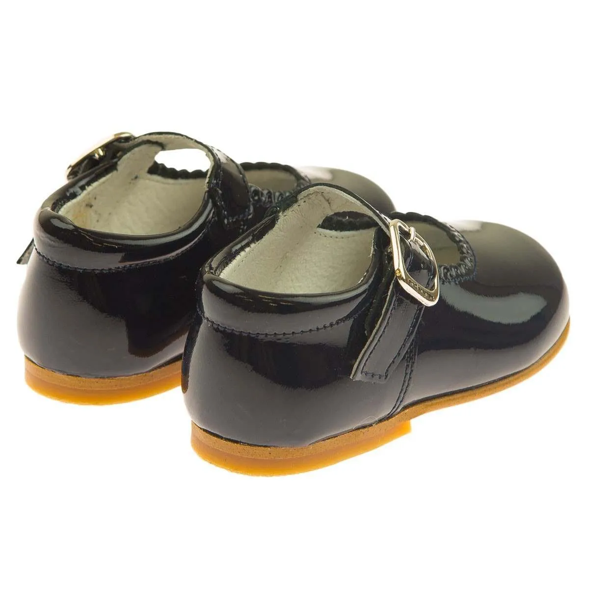 Andanines Girls Patent Leather Mary Jane Shoes