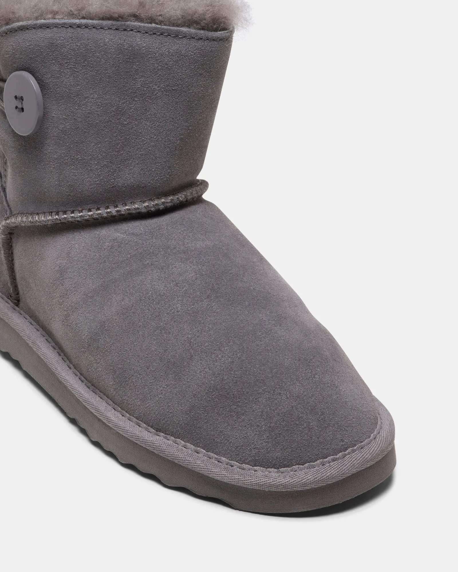 Button Ugg Dark Grey