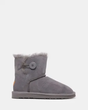 Button Ugg Dark Grey