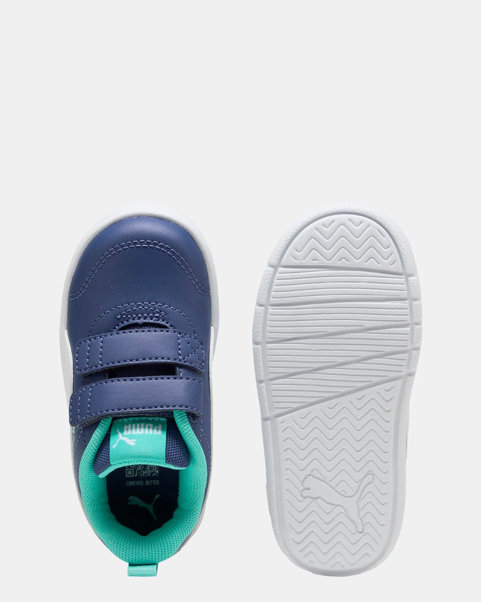 Courtflex V3 V Inf B Dark Blue/White/Bright Blue