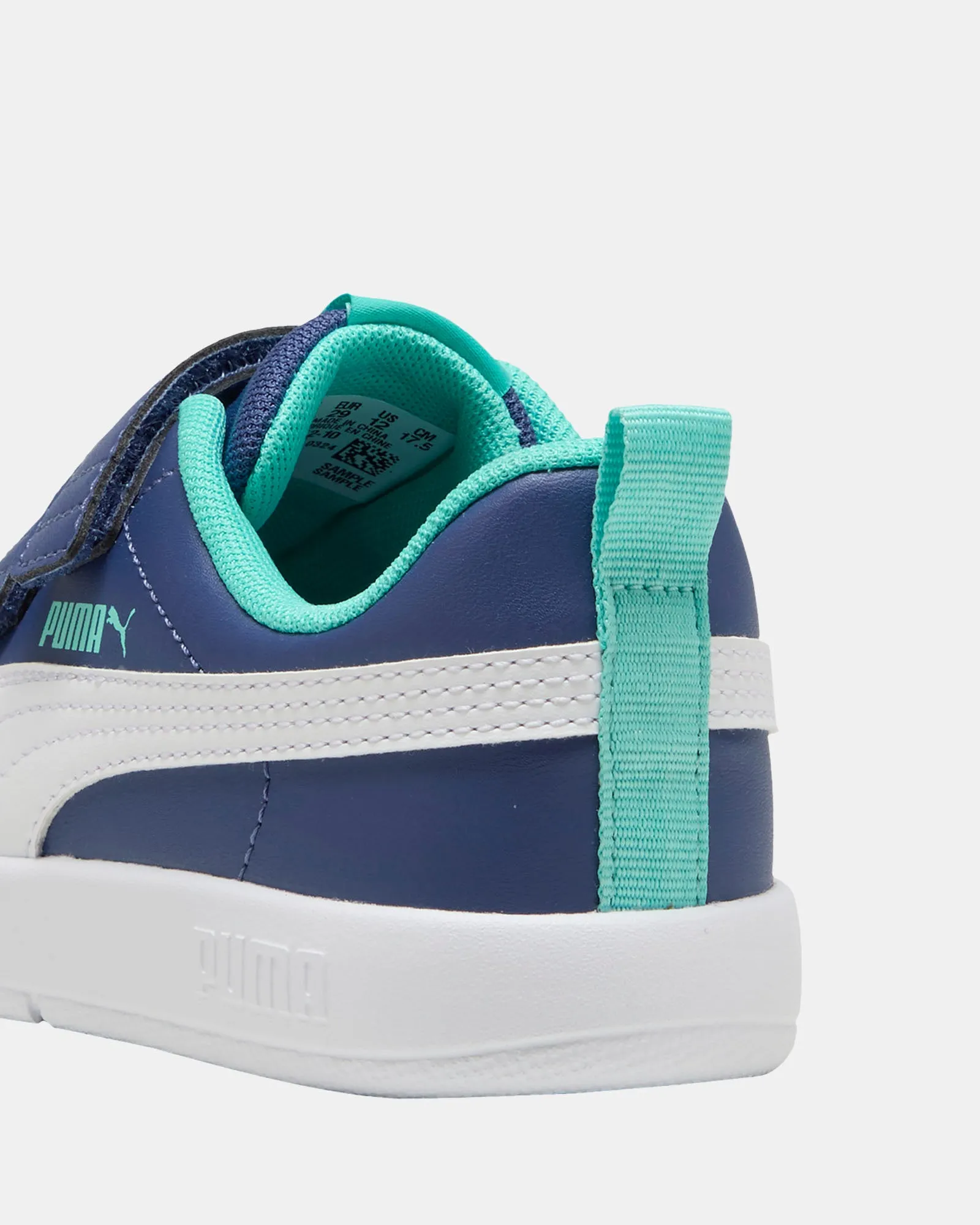Courtflex V3 V Ps B Dark Blue/White/Bright Blue