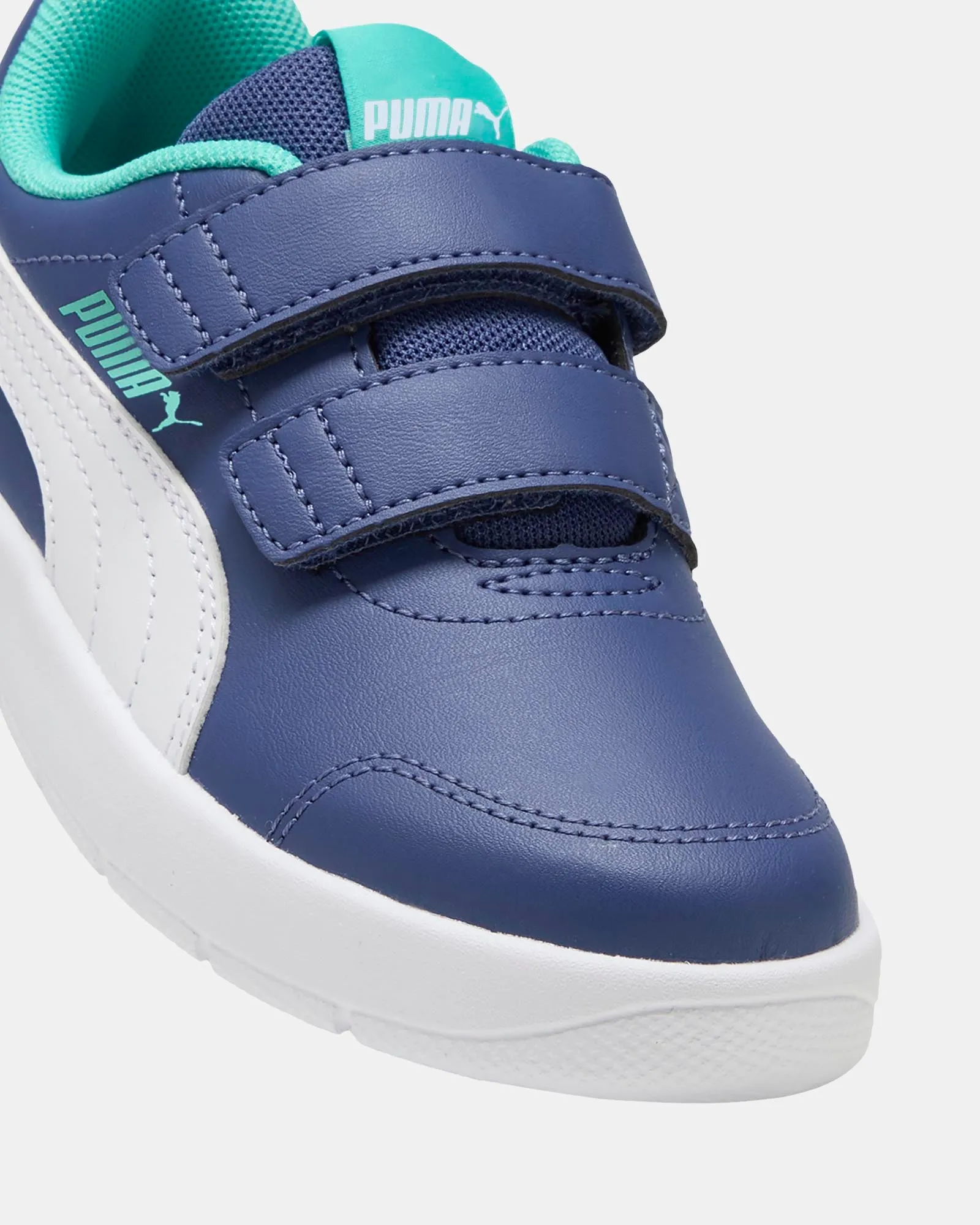 Courtflex V3 V Ps B Dark Blue/White/Bright Blue