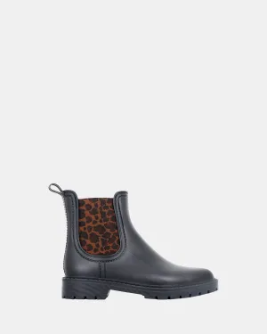 Malea Ladies Black/Leopard